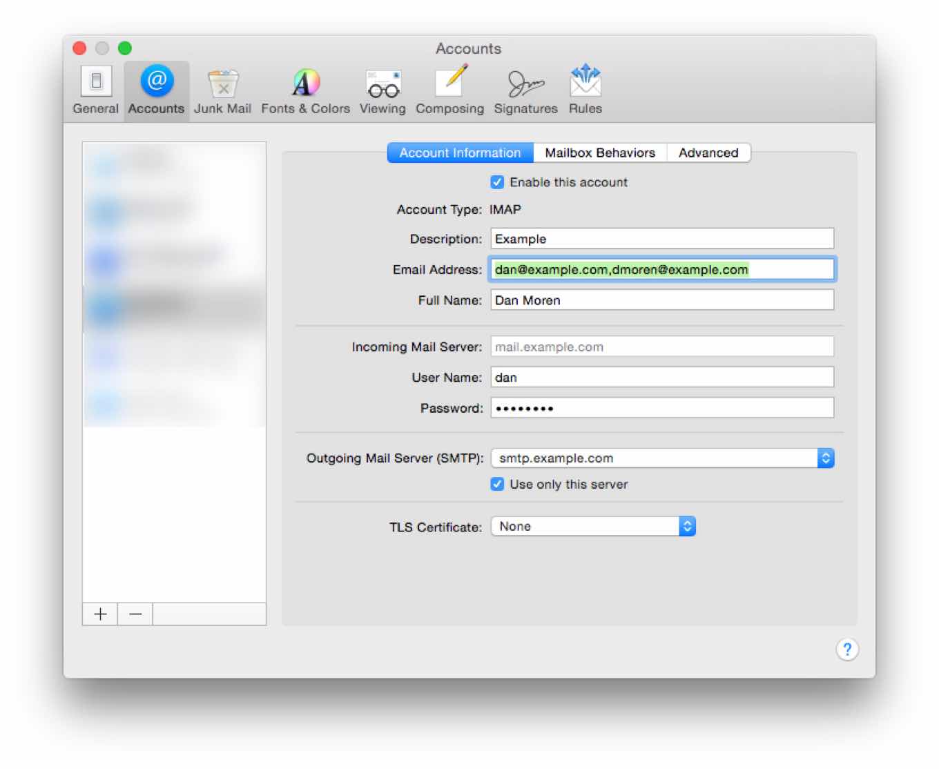 screenshot for forwarding in mail for mac